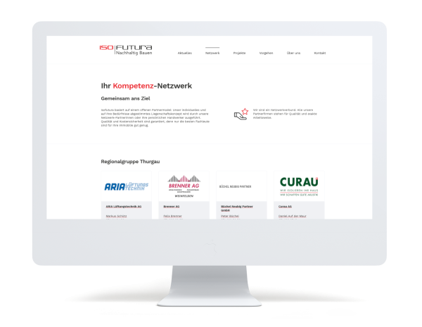 Autogrid für isofutura.ch