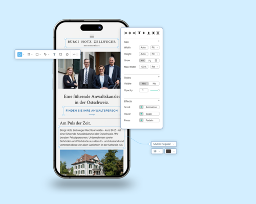 Individuelles Webdesign 2025 für MKU